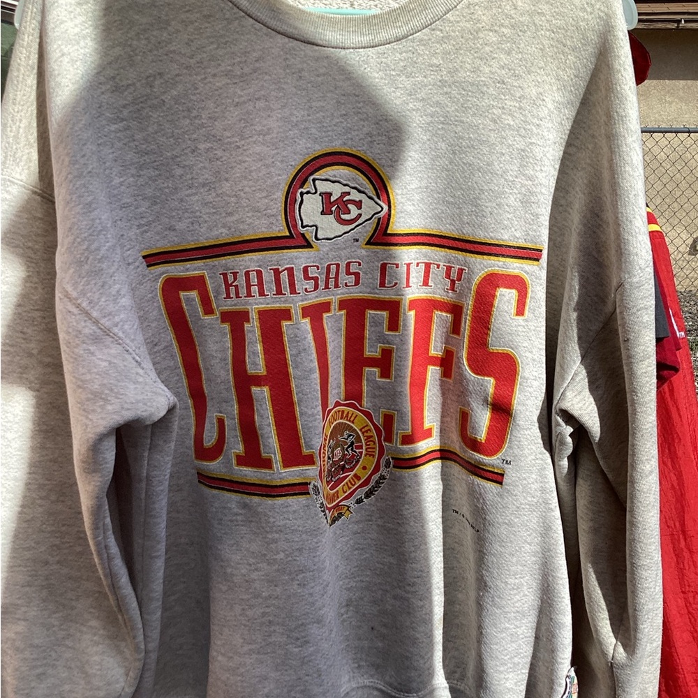 Kansas City Chiefs Gray Sweatshirt